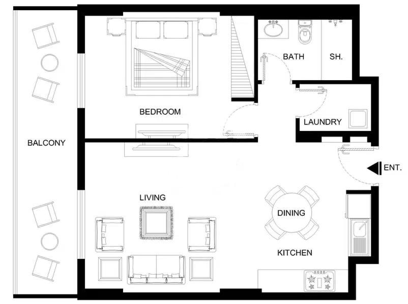 Lux - The La Mer Sea View Suite 3 Dubaj Kültér fotó
