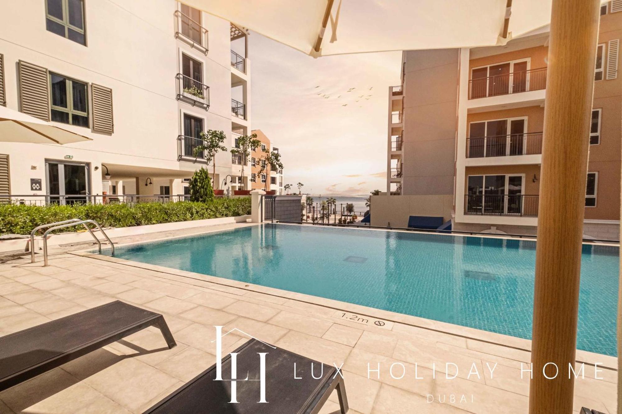 Lux - The La Mer Sea View Suite 3 Dubaj Kültér fotó